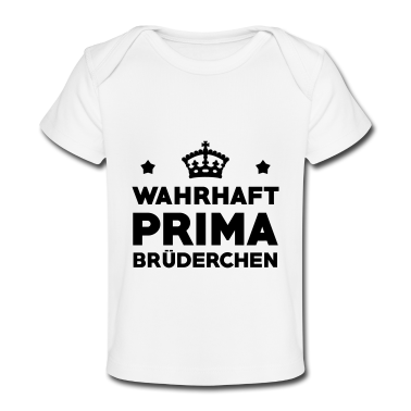 Geschenk Geburt Baby T-Shirt - Bruder / Geburt / Schwester / Bruderchen