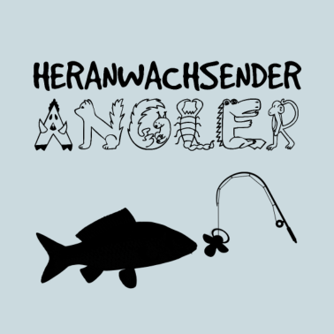 Motiv Heranwachsender Angler - Geschenkidee Geburt