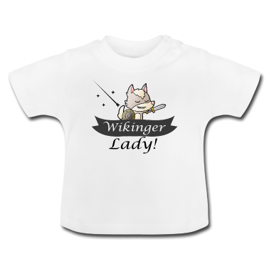 Geschenk Geburt Baby T-Shirt - Wikingerlady Geschenk Geburt Babyparty