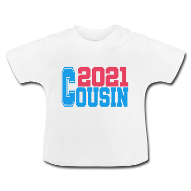 Geschenk Geburt Baby T-Shirt - Cousin 2021 Geburt Geschenk