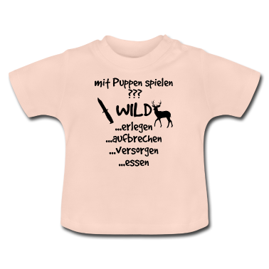 Geschenk Geburt Baby T-Shirt - Jungjägerin - Geschenkidee Geburt Geburtstag