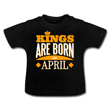 Geschenk Geburt Baby T-Shirt - Geburtstag Geburt Junge April