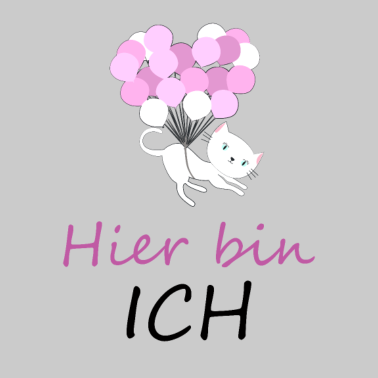 Motiv Hier bin ich Geburt Katze Baby