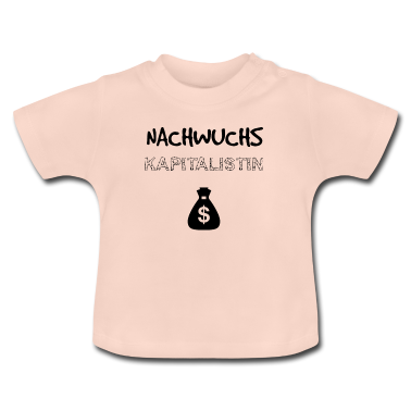 Geschenk Geburt Baby T-Shirt - Nachwuchs Kapitalistin - Geschenkidee Geburt