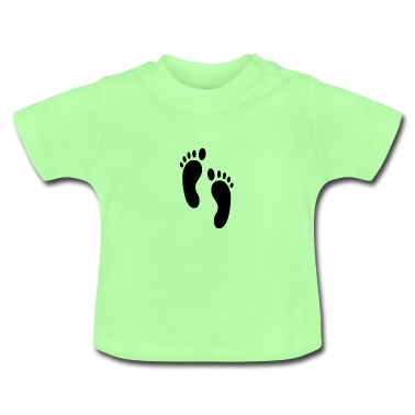 Geschenk Geburt Baby T-Shirt - Baby Geburt Füße Glücklich