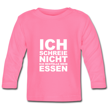 Geschenk Geburt Baby Langarmshirt - Geschenk zur Geburt eines Baby witziger Spruch