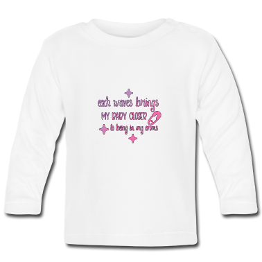 Geschenk Geburt Baby Langarmshirt - Geburt