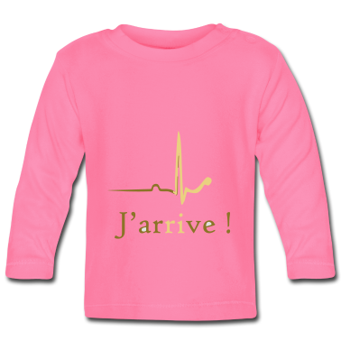Geschenk Geburt Baby Langarmshirt - Manchmal Geburt