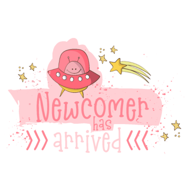Motiv Baby Newcomer: Ein Mädchen Baby ist geboren