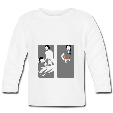 Geschenk Geburt Baby Langarmshirt - Geburt