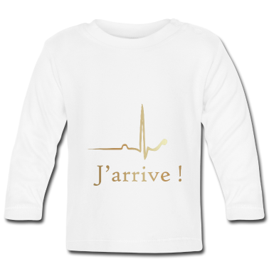 Geschenk Geburt Baby Langarmshirt - zur Geburt