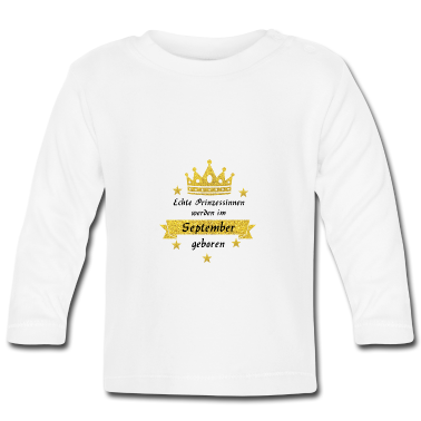 Geschenk Geburt Baby Langarmshirt - Geschenk bei Geburt