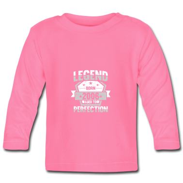 Geschenk Geburt Baby Langarmshirt - Geburtstag 2006 06 Vintage Retro Jahrgang Geschenk
