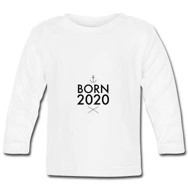 Geschenk Geburt Baby Langarmshirt - Spruchdesign – Geburt