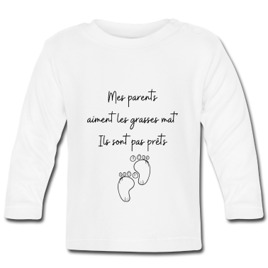 Geschenk Geburt Baby Langarmshirt - Geschenk aus der Geburt