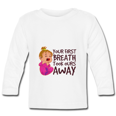 Geschenk Geburt Baby Langarmshirt - Baby Geburt