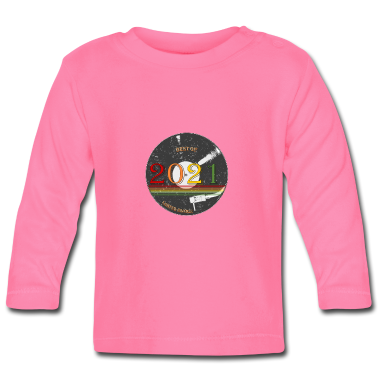 Geschenk Geburt Baby Langarmshirt - Geburt Schallplatte 2021