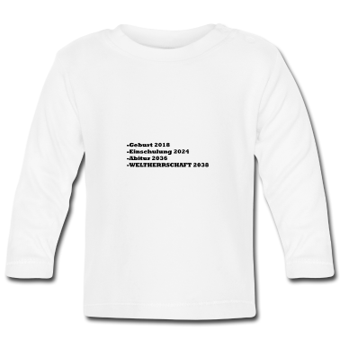 Geschenk Geburt Baby Langarmshirt - Geburt