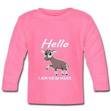 Geschenk Geburt Baby Langarmshirt - Baby Geburt Schwanger