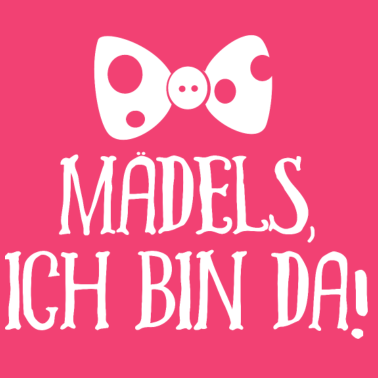 Motiv Mädels ich bin da Geburt Baby