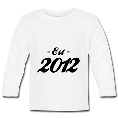 Geschenk Geburt Baby Langarmshirt - Geburt - Established 2012