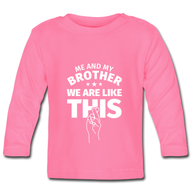 Geschenk Geburt Baby Langarmshirt - Geburt Bruder Geschenk