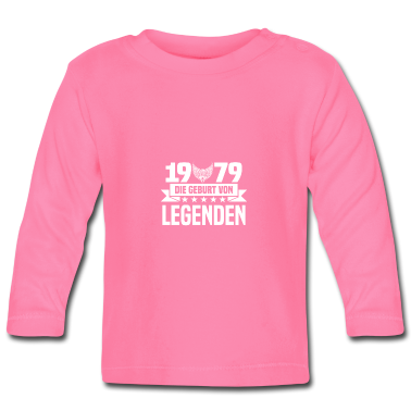Geschenk Geburt Baby Langarmshirt - 1979 - Geburt - Legenden