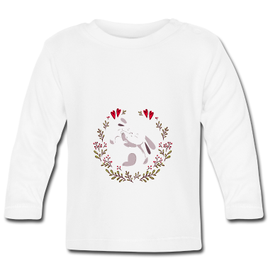 Geschenk Geburt Baby Langarmshirt - Babyparty Geburt Motiv