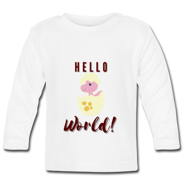 Geschenk Geburt Baby Langarmshirt - Baby Kind Geburt