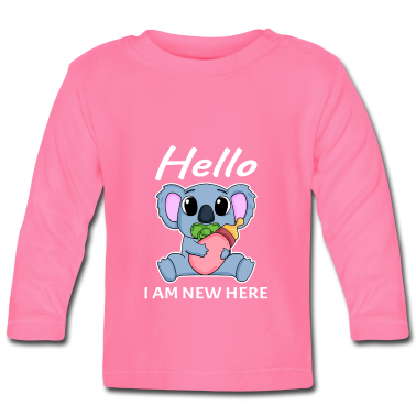 Geschenk Geburt Baby Langarmshirt - Baby Geburt Schwanger