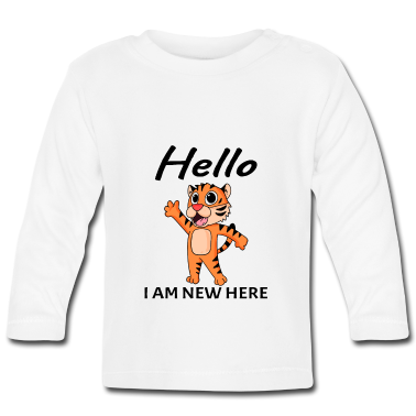Geschenk Geburt Baby Langarmshirt - Baby Geburt Schwanger