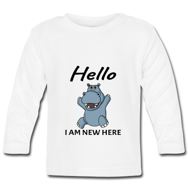 Geschenk Geburt Baby Langarmshirt - Baby Geburt Schwanger