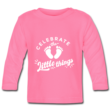 Geschenk Geburt Baby Langarmshirt - geburt des kindes feiern
