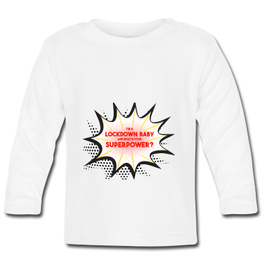 Geschenk Geburt Baby Langarmshirt - Geschenk zur Geburt im Lockdown