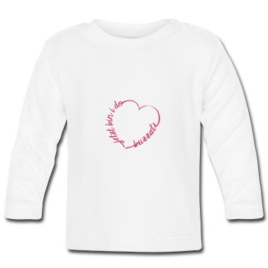 Geschenk Geburt Baby Langarmshirt - Herz - Geburt -Allgäu