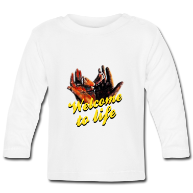 Geschenk Geburt Baby Langarmshirt - Geburt Entbindung Sprüche