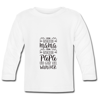 Geschenk Geburt Baby Langarmshirt - Geburt, Baby, Eltern