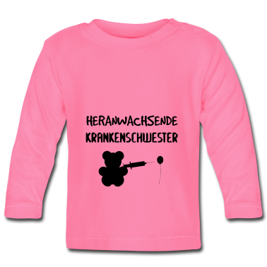 Geschenk Geburt Baby Langarmshirt - Heranwachsende Krankenschwester - Geschenk Geburt