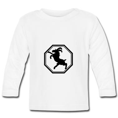 Geschenk Geburt Baby Langarmshirt - Goat chinesische Symbol der Geburt