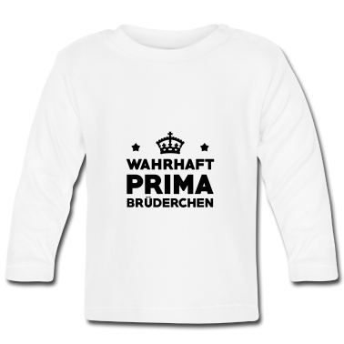Geschenk Geburt Baby Langarmshirt - Bruder / Geburt / Schwester / Bruderchen