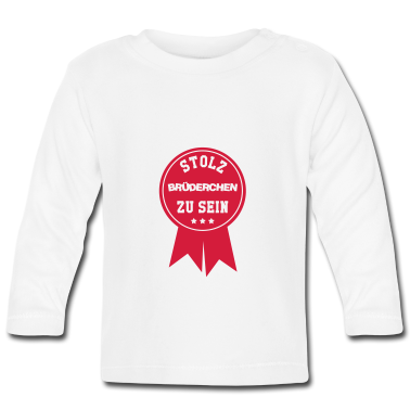 Geschenk Geburt Baby Langarmshirt - Bruder / Geburt / Schwester / Bruderchen
