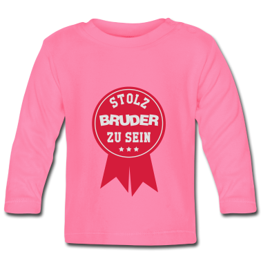 Geschenk Geburt Baby Langarmshirt - Bruder / Geburt / Schwester / Bruderchen