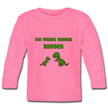Geschenk Geburt Baby Langarmshirt - Großer Bruder Geburt Schwangerschaft
