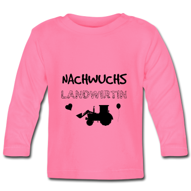 Geschenk Geburt Baby Langarmshirt - Nachwuchs Landwirtin Geburt Geschenkidee