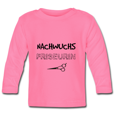 Geschenk Geburt Baby Langarmshirt - Nachwuchs Friseurin - Geschenk zur Geburt