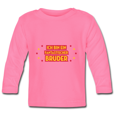 Geschenk Geburt Baby Langarmshirt - Bruder / Geburt / Schwester / Bruderchen