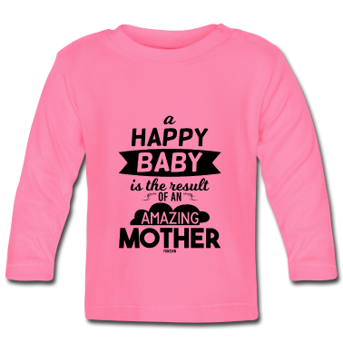 Geschenk Geburt Baby Langarmshirt - Baby Geschenk Geburt Muttertag