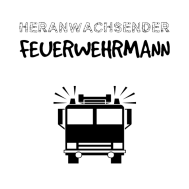 Motiv Heranwachsender Feuerwehrmann - Geschenk Geburt
