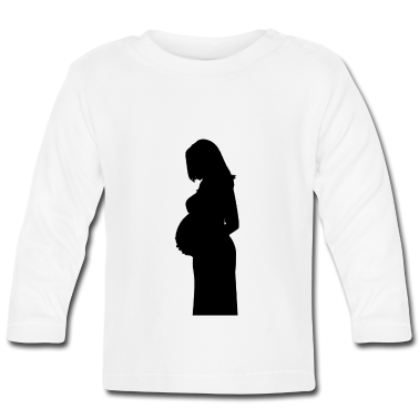 Geschenk Geburt Baby Langarmshirt - Schwangerschaft / Geburt