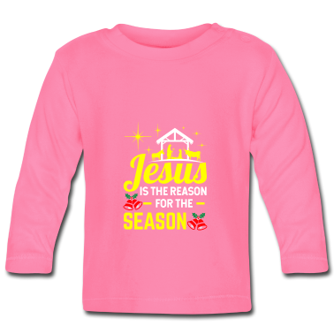 Geschenk Geburt Baby Langarmshirt - Jesus Geburt